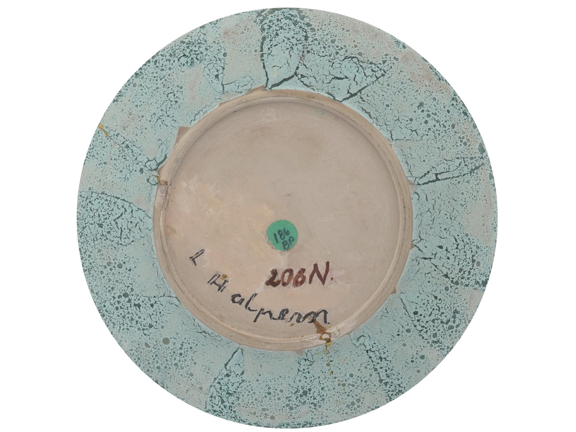 AMERICAN ARTISTIC CERAMIC PLATE BY LEA HALPERN PIC-1